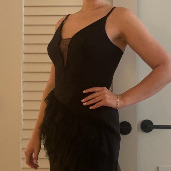 Women's BCBG MaxAzria Cocktail Dress Black - Size 8 - Picture 1 of 8
